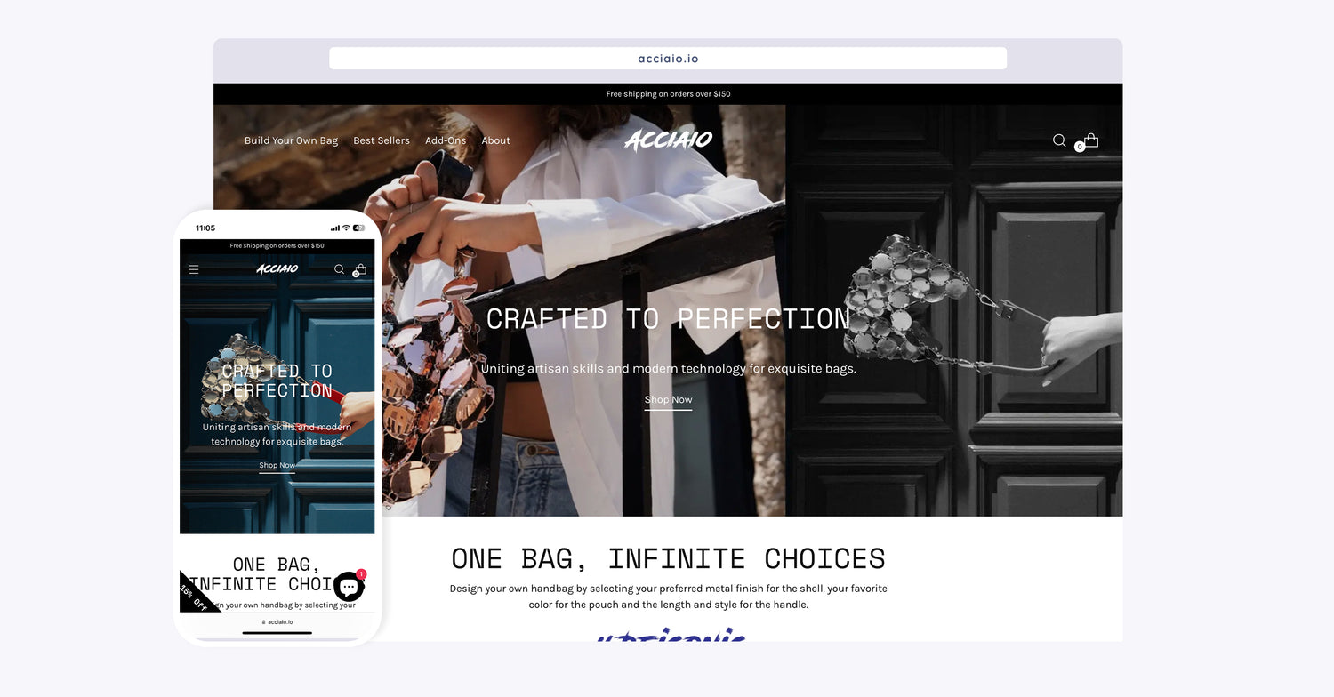 Acciaio E-Commerce Website
