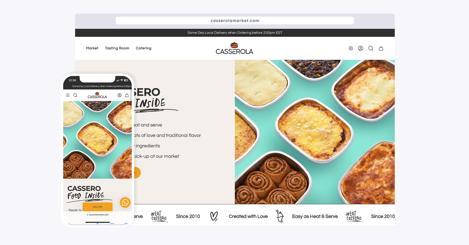 Eat Cassero E-Commerce Website