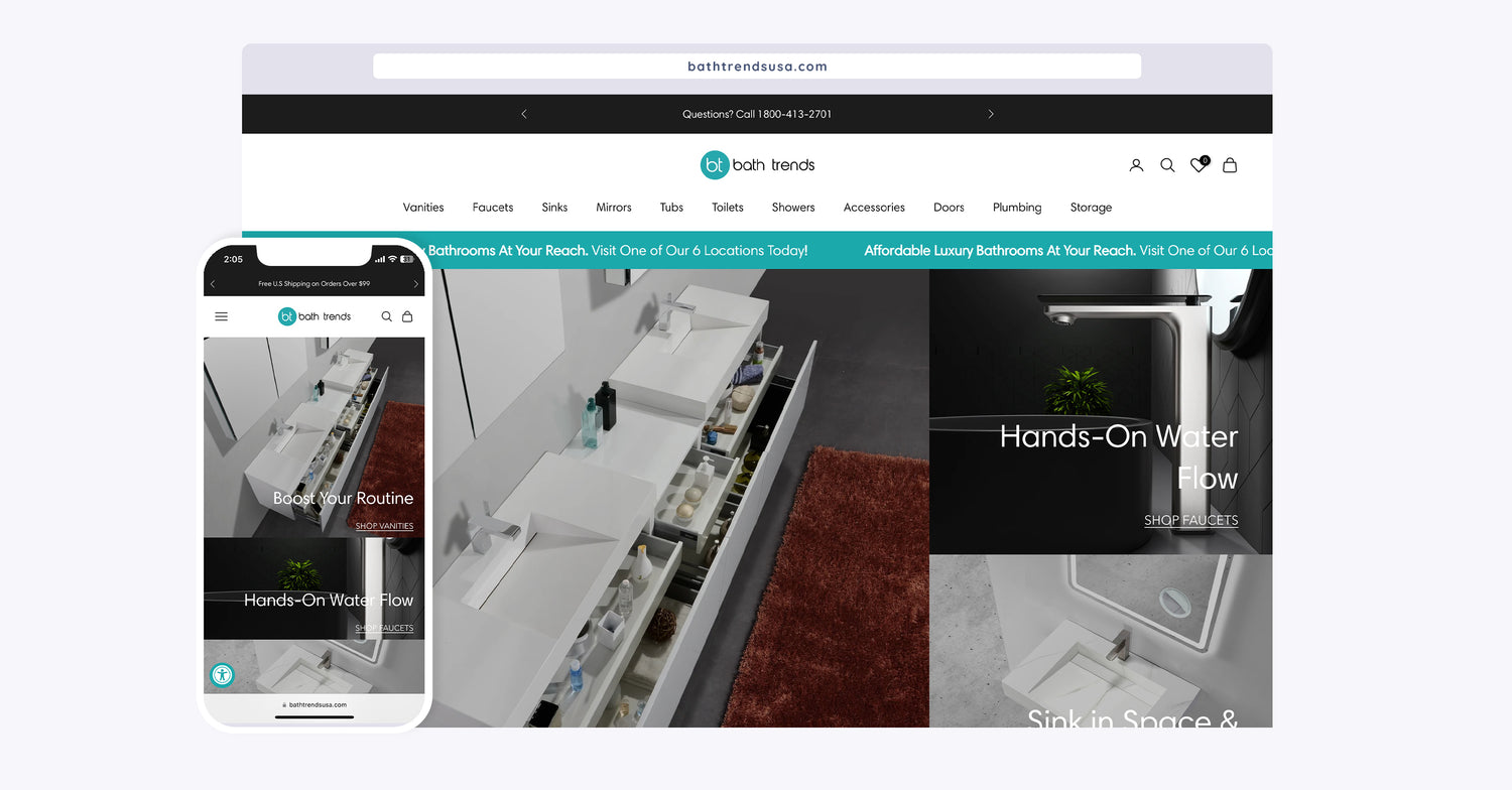 Bath Trends E-Commerce Website