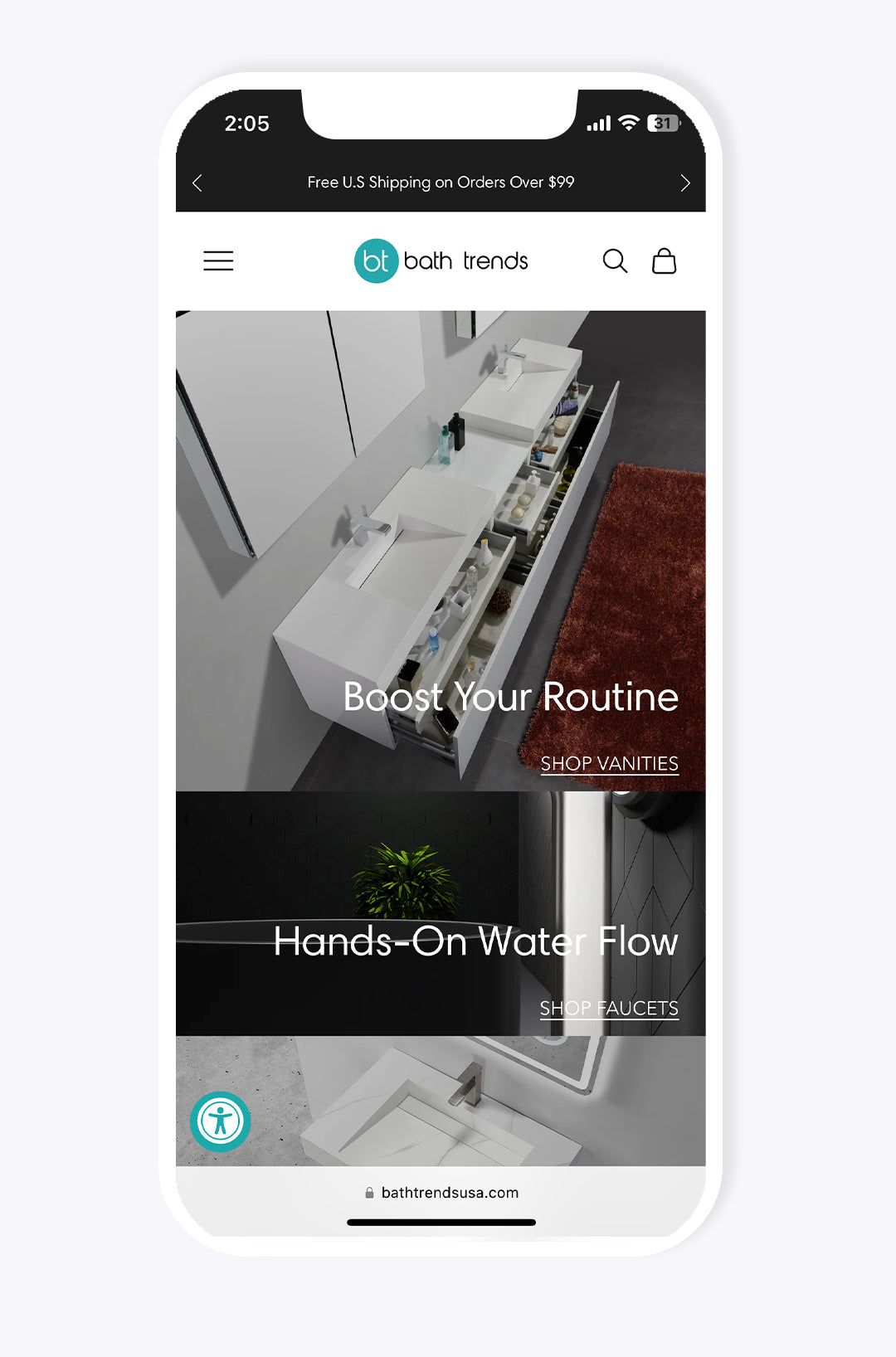 Bath Trends E-Commerce Website