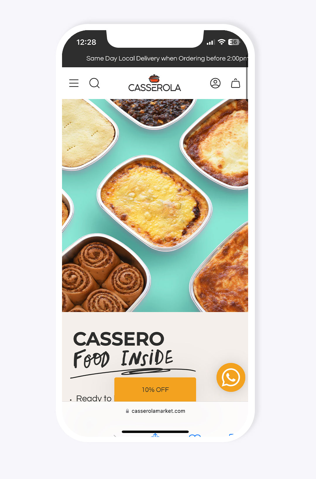 Eat Cassero E-Commerce Website