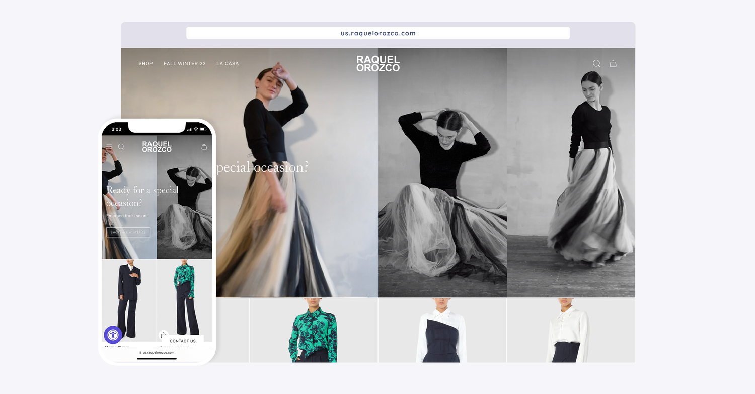Raquel Orozco E-Commerce Website